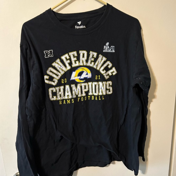 LA rams long sleeve top - Picture 1 of 8